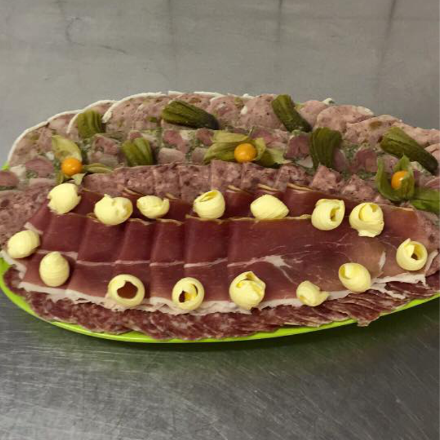 assortiment de charcuteries