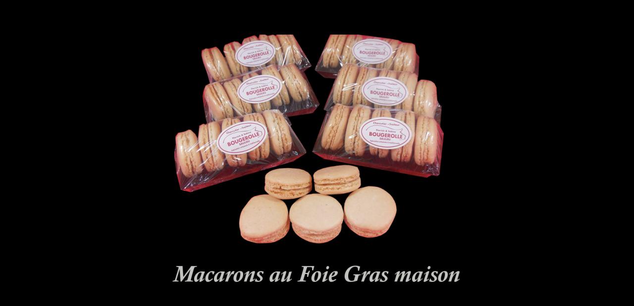Macarons au foie gras