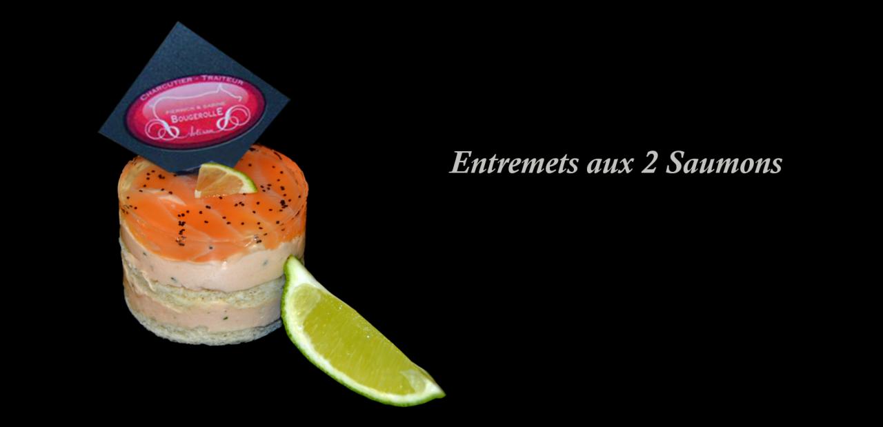 Entremets aux 2 saumons