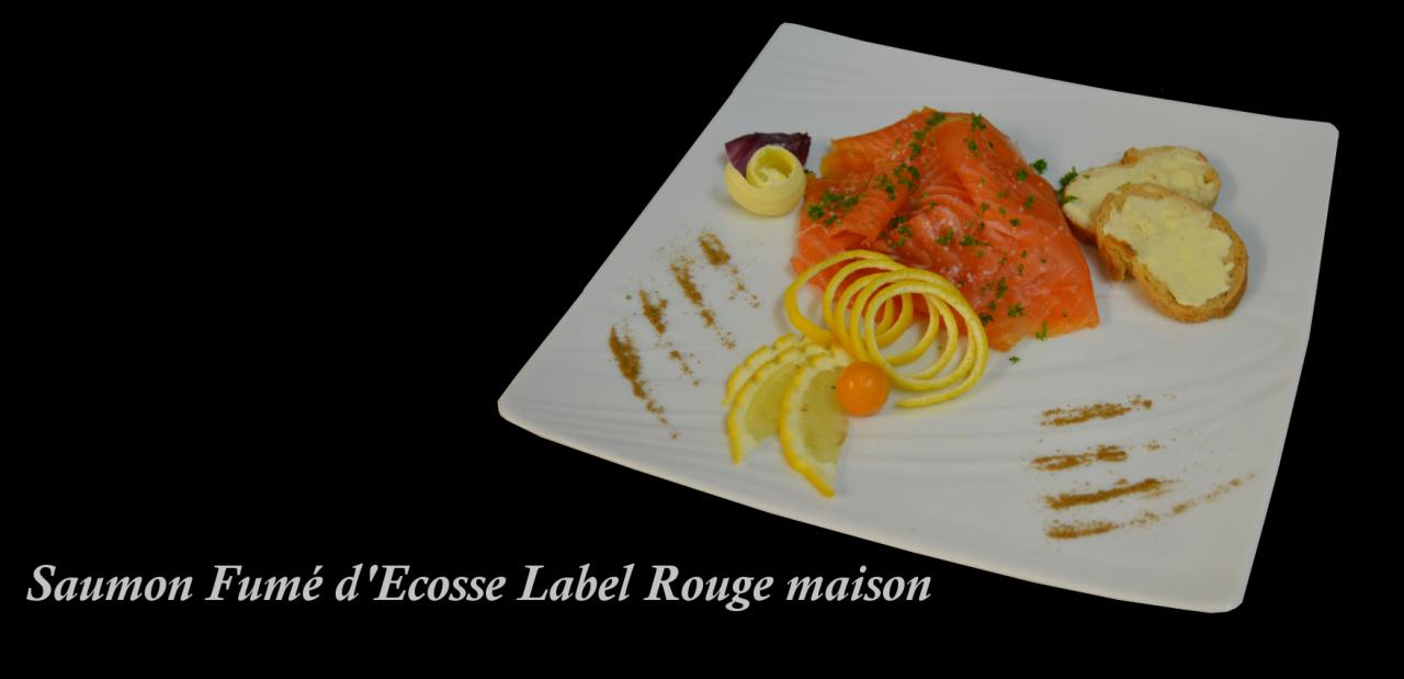 Saumon fumé Label Rouge d'Ecosse maison