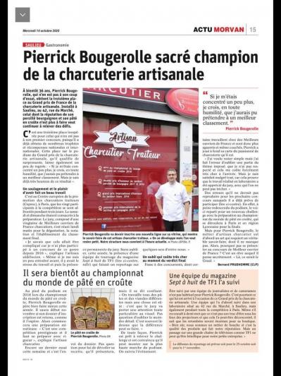 Championnat de France de la Charcuterie Artisanale 2020