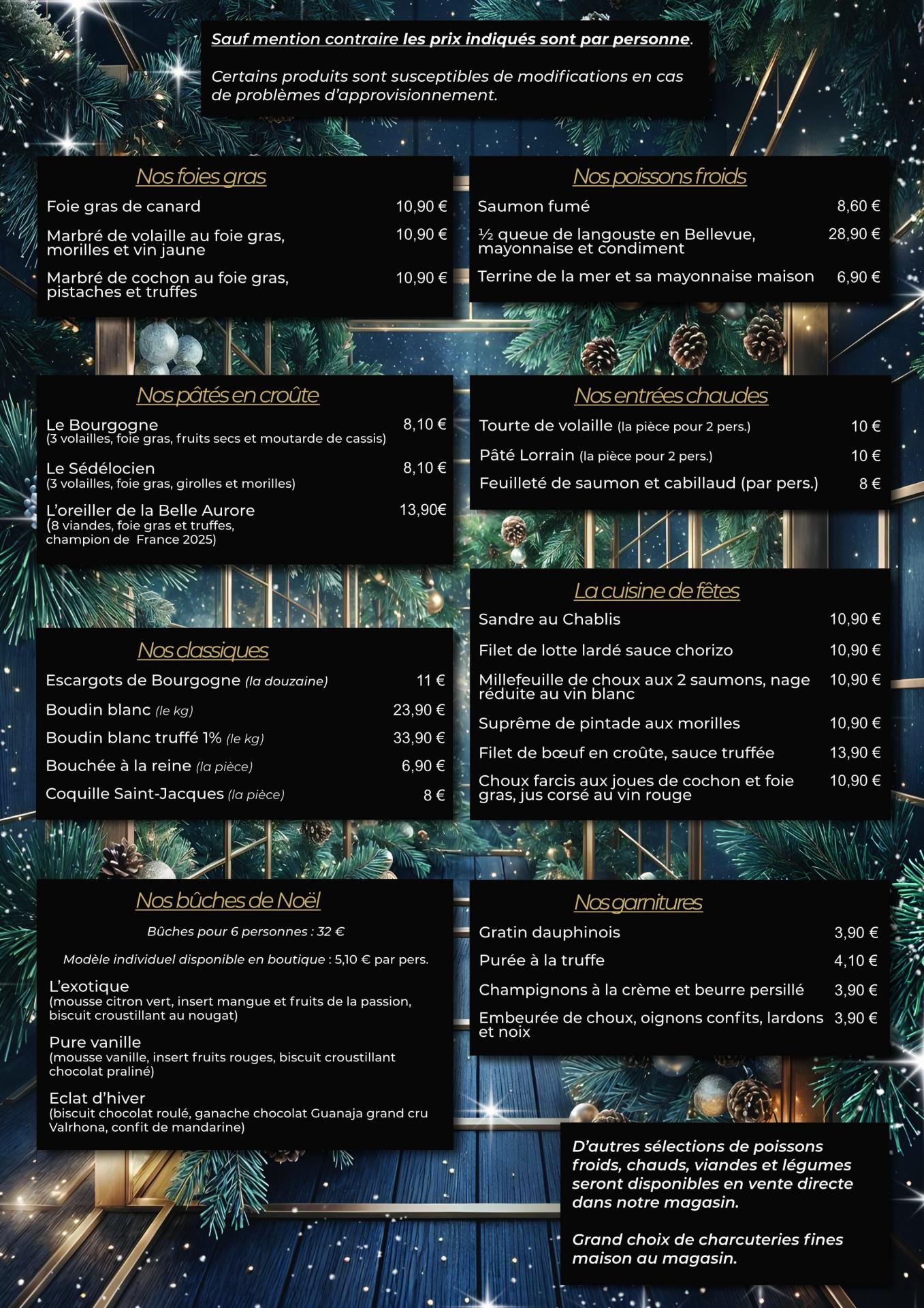 Carte des fetes 2025 verso