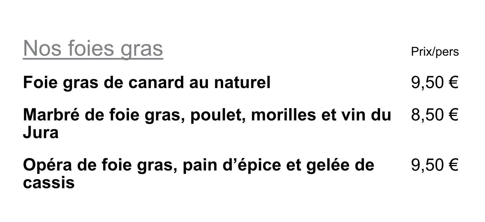 Foie gras 2023